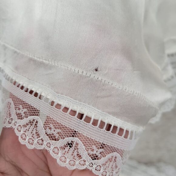 Gunne Sax Jessica McClintock White Lace Dress and Matching Bloomers Set Toddler - Picture 9 of 15